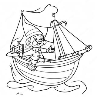 Pinocchio Auf Einem Piratenschiff Ausmalbild 54458-11921