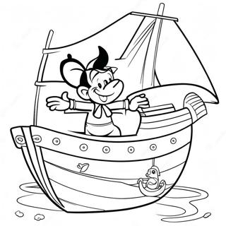 Pinocchio Auf Einem Piratenschiff Ausmalbild 54458-11924