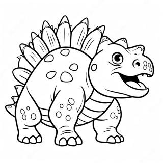 Wutender Ankylosaurus Ausmalbild 55254-12094