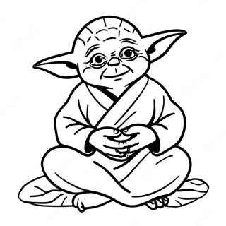 Yoda In Meditation Ausmalbild 5534-26