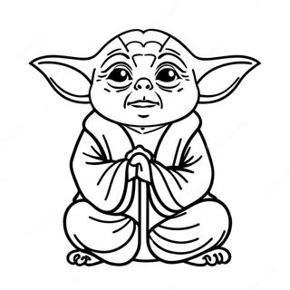 Yoda In Meditation Ausmalbild 5534-27