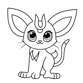 Espeon Ausmalbilder