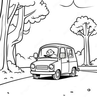 Tayo Fahrt Durch Den Park Ausmalbild 56097 12283