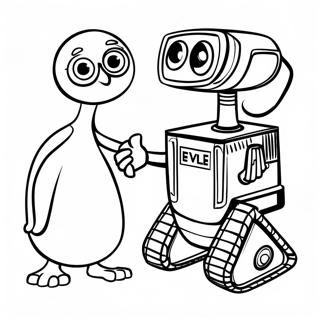 Wall E Und Eve Hand In Hand Ausmalbild 56283-12314