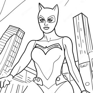 Catwoman Ausmalbilder