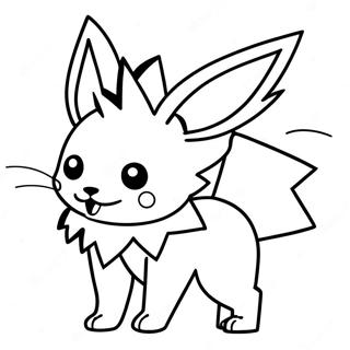 Jolteon In Aktion Ausmalbild 56823-12433