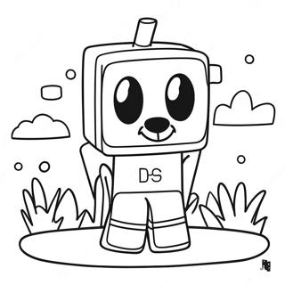 Alphablock D Ausmalbild 56913 12464