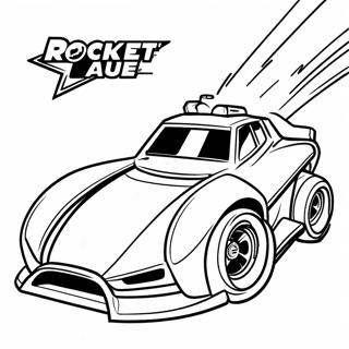 Rocket League Auto Renn Ausmalbild 57105-12491