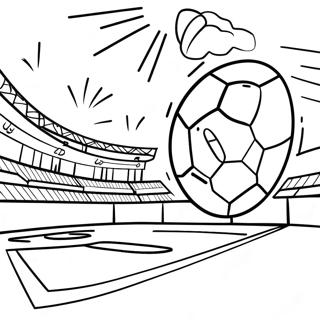 Rocket League Fussballfeld Ausmalbild 57106-12493