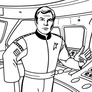 Captain Kirk Kommandiert Die Enterprise Ausmalbild 57747-12633