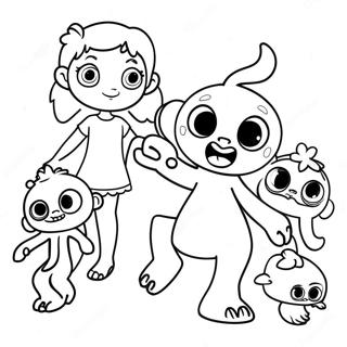 Abby Hatcher Und Die Freundlichen Monster Ausmalbild 58118-12721