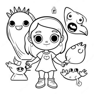 Abby Hatcher Und Die Freundlichen Monster Ausmalbild 58118-12724