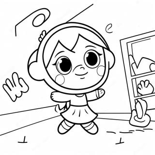 Abby Hatcher In Einer Verspielten Szene Ausmalbild 58119-12726