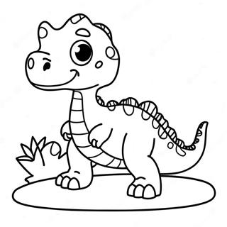 Niedlicher Baby Dinosaurier Ausmalbild 58556-12813