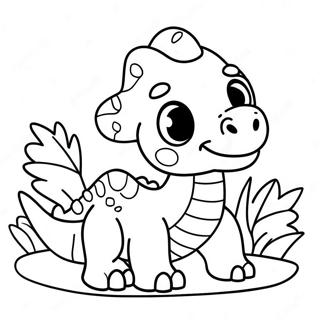 Niedlicher Baby Dinosaurier Ausmalbild 58556-12814