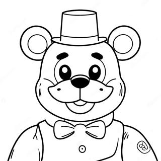 Freddy Fazbear Lachelt Ausmalbild 59406-13009