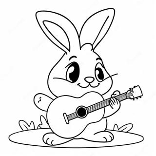 Bonnie Der Hase Spielt Gitarre Ausmalbild 59407-13014