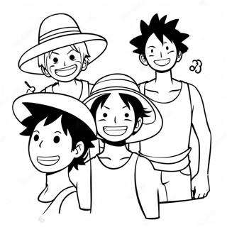 Luffy Mit Freunden Ausmalbild 60856-13362