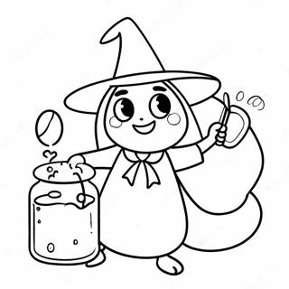 Lustige Hexe Die Zaubertranke Braut Ausmalbild 61413-13502