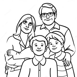 Liebende Familie Ausmalbild 61499 13518