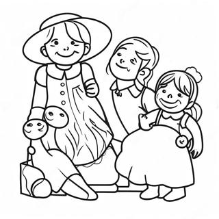 Kreative Familie Ausmalbild 61501 13525