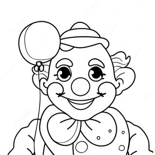 Bunter Clown Mit Ballons Ausmalbild 62605-13807