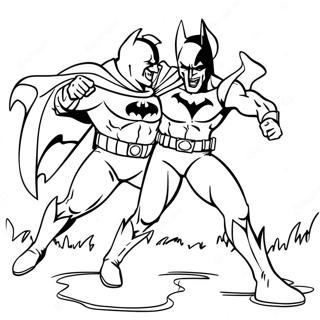 Batman Kampft Gegen Den Joker Ausmalbild 6270-2349