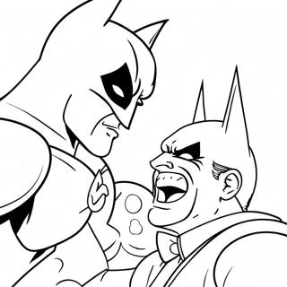 Batman Kampft Gegen Den Joker Ausmalbild 6270-2351