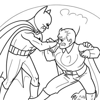 Batman Kampft Gegen Den Joker Ausmalbild 6270-2352