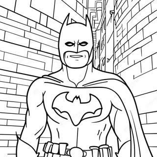 Batman In Einer Dunklen Gasse Ausmalbild 6271-690