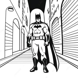 Batman In Einer Dunklen Gasse Ausmalbild 6271-691
