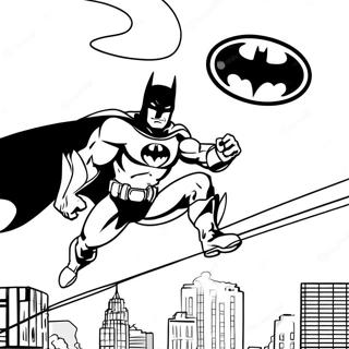 Batman Mit Dem Bat Signal Ausmalbild 6272-2245