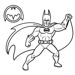 Batman Mit Dem Bat Signal Ausmalbild 6272-2246