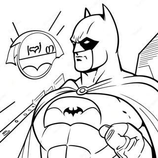 Batman Mit Dem Bat Signal Ausmalbild 6272-2248