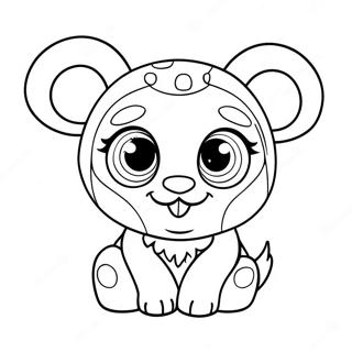 Niedlicher Beanie Boo Ausmalbild 63526-14068