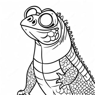 Iguana Ausmalbilder