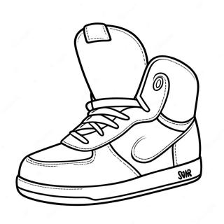 Sneaker Ausmalbilder