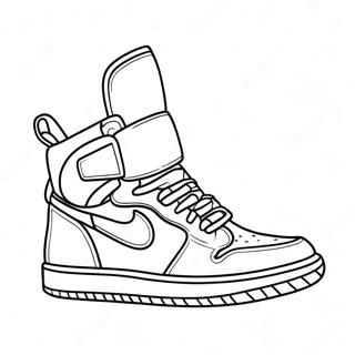 High Top Sneaker Ausmalbild 65447 14315