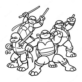 Ninja Turtles Ausmalbilder