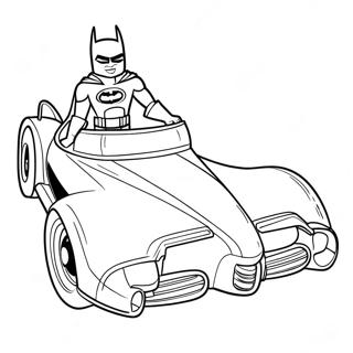 Batman Im Batmobil Ausmalbild 66082 14455