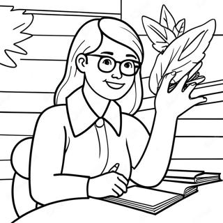 Ausmalbild Von Engagierten Lehrern 66905-14644