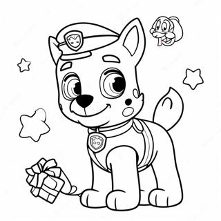 Weihnachts Ausmalbild Paw Patrol 67250-14708