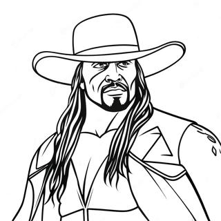 Ruhiger Undertaker Wwe Ausmalbild 68157-14924