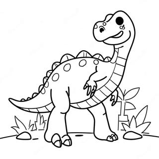 Realistisches Dinosaurier Ausmalbild 68677-15028