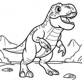 T Rex Brullendes Ausmalbild 68678-15029