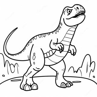 T Rex Brullendes Ausmalbild 68678-15030