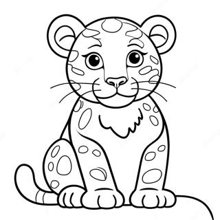 Leopardenbaby Ausmalbild 71672-15701