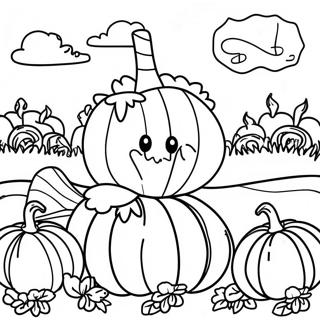 Frohliches Kurbisfeld Ausmalbild 72468 16218