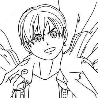 Eren Yeager Verwandelndes Ausmalbild 72595-16311