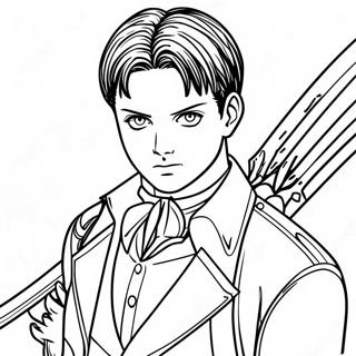 Levi Ackerman Mit Klingen Ausmalbild 72597-16318